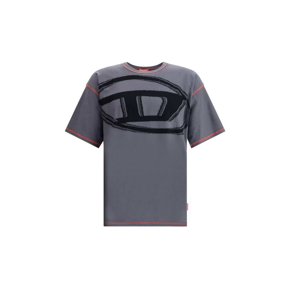 Diesel White Premium Cotton T-Shirt with Iconic Branding