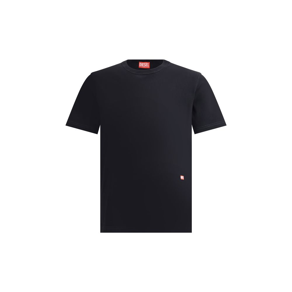 Diesel White Cotton T-Adjust-Slits-R13 T-Shirt