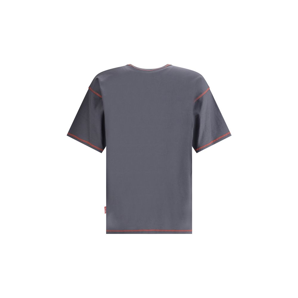 Diesel White Premium Cotton T-Shirt with Iconic Branding