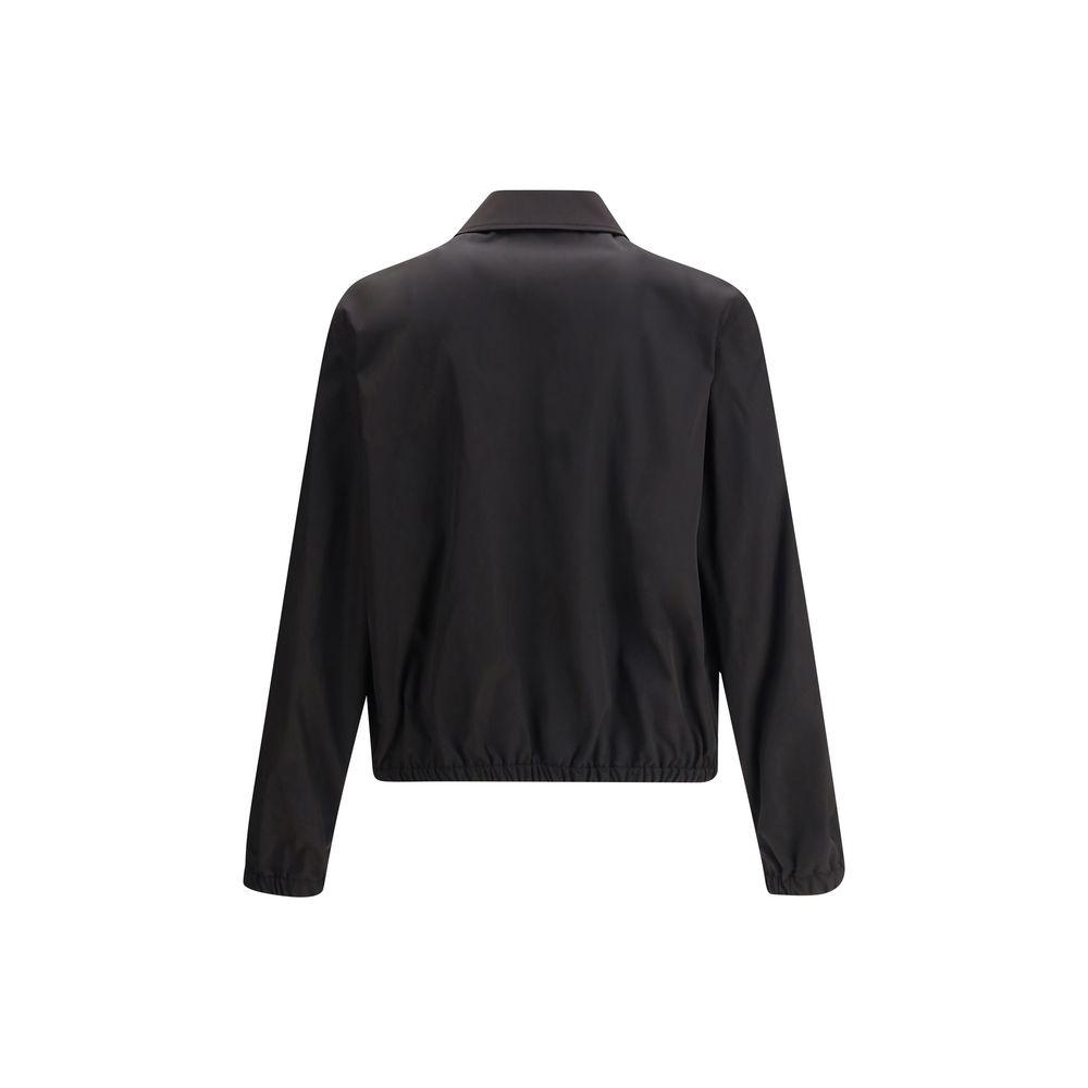 Ami Paris Navy Cotton Jacket for Elevated Urban Elegance