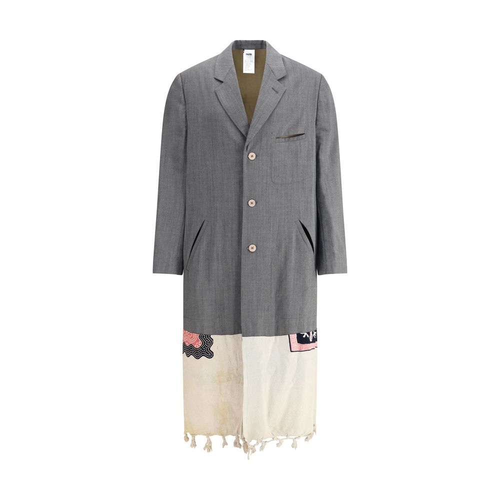 Magliano Black Virgin Wool Riccione Coat - Luxe Virgin Wool Elegance