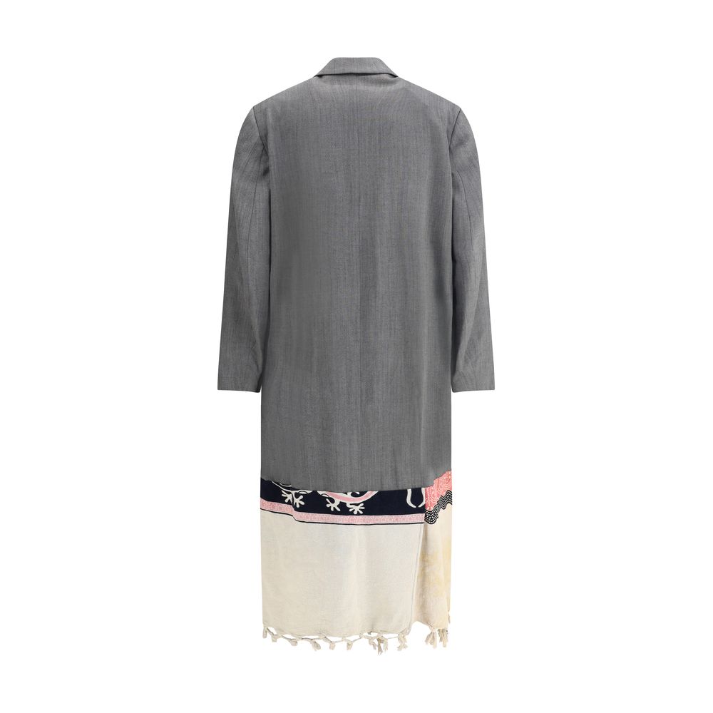 Magliano Black Virgin Wool Riccione Coat - Luxe Virgin Wool Elegance