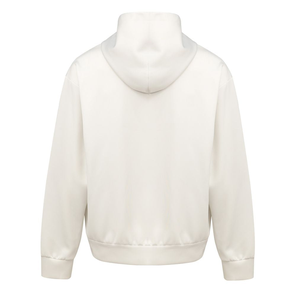 Dolce & Gabbana White Cashmere Sweater for Effortless Elegance