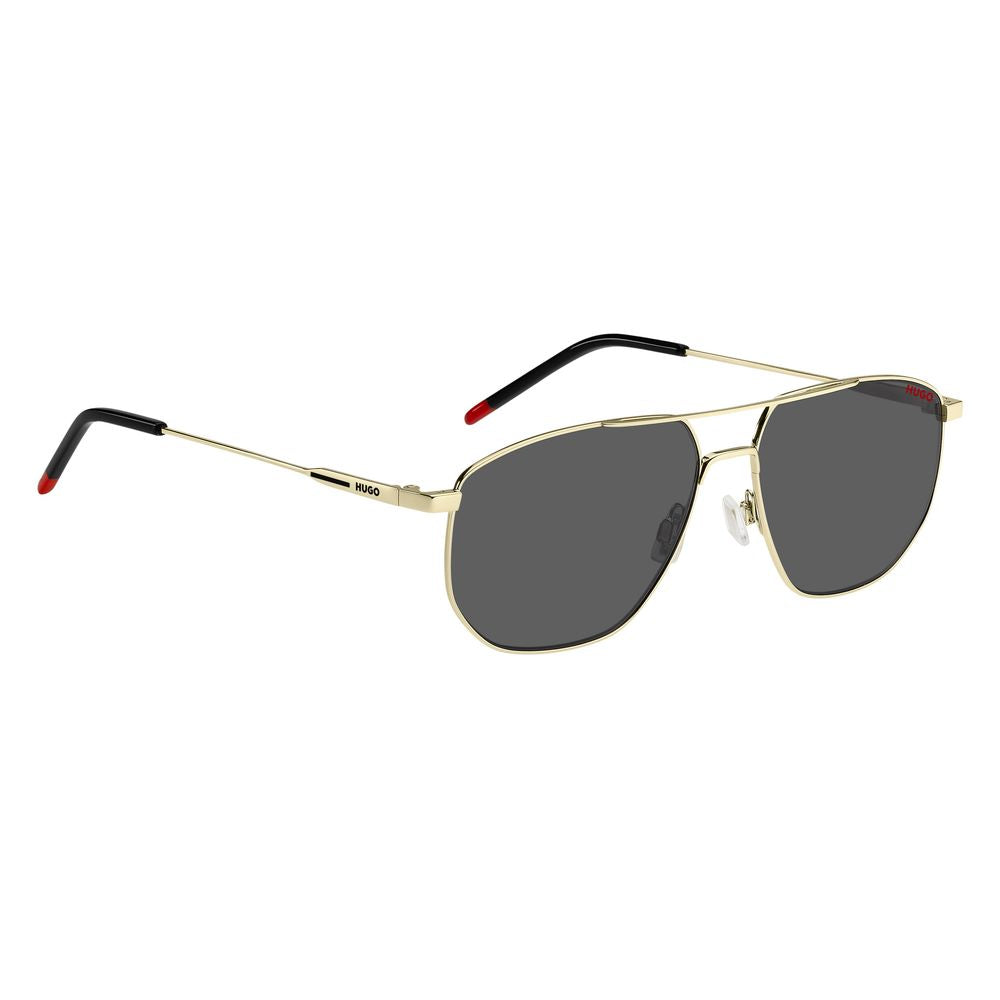 Hugo Boss Gold Metal Sunglasses for Timeless Elegance