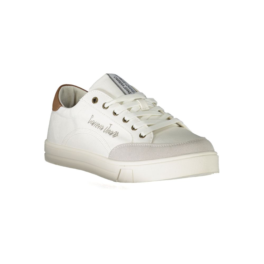 Carrera White Leather Sneaker - Elevated Sophistication Redefined
