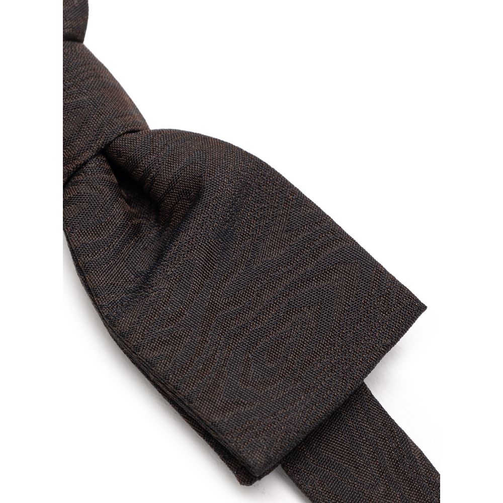 Dolce & Gabbana Brown Silk Tie for Elegant Styling