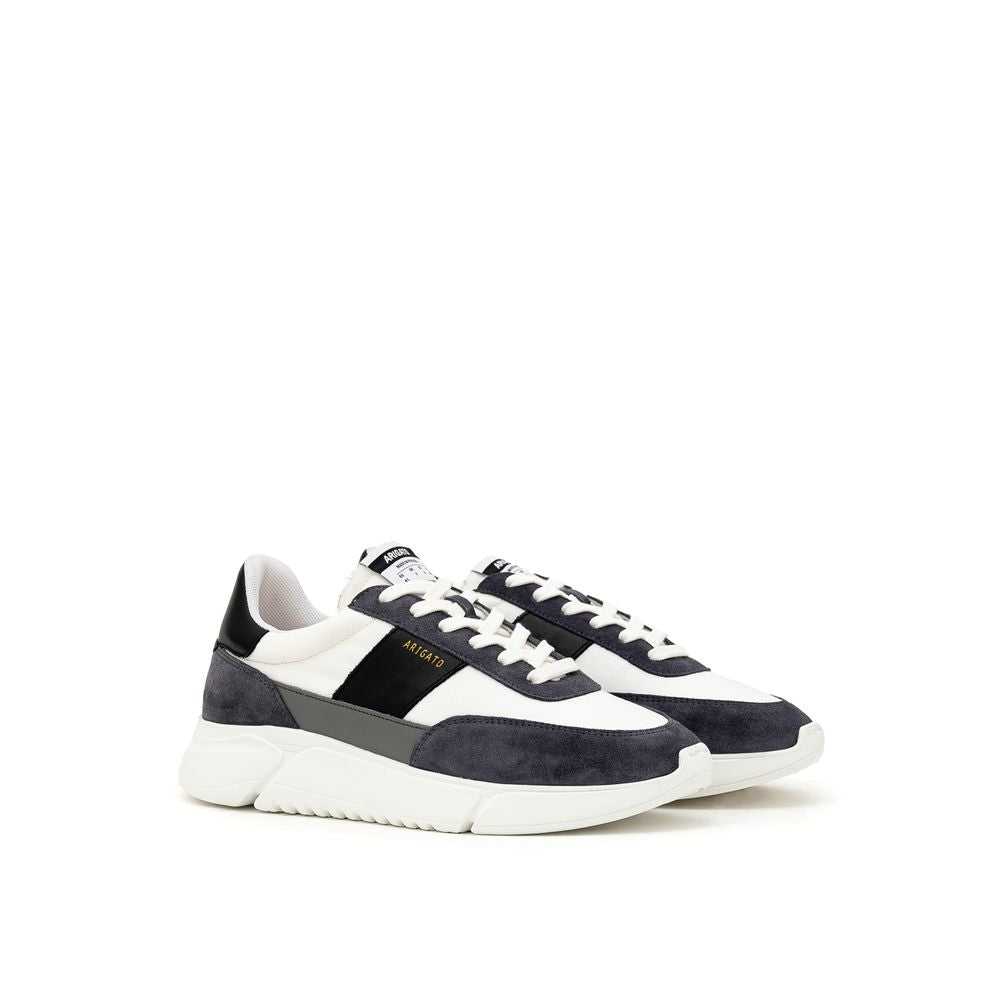Axel Arigato White Fabric And Leather Sneaker Elegance