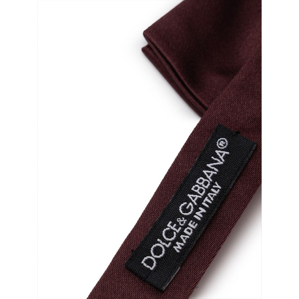 Dolce & Gabbana Red Silk Ties & Bowtie Collection