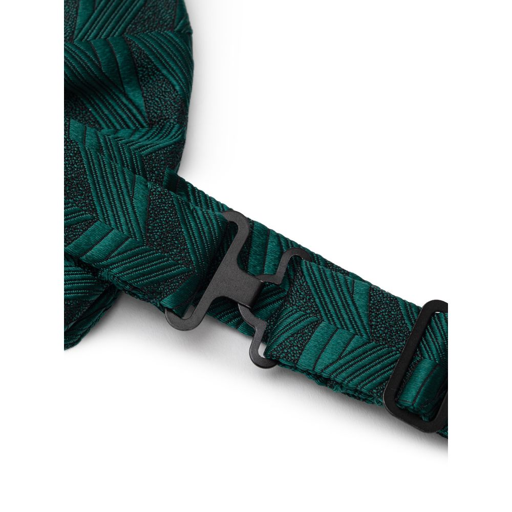 Dolce & Gabbana Green Silk Ties & Bowtie Collection