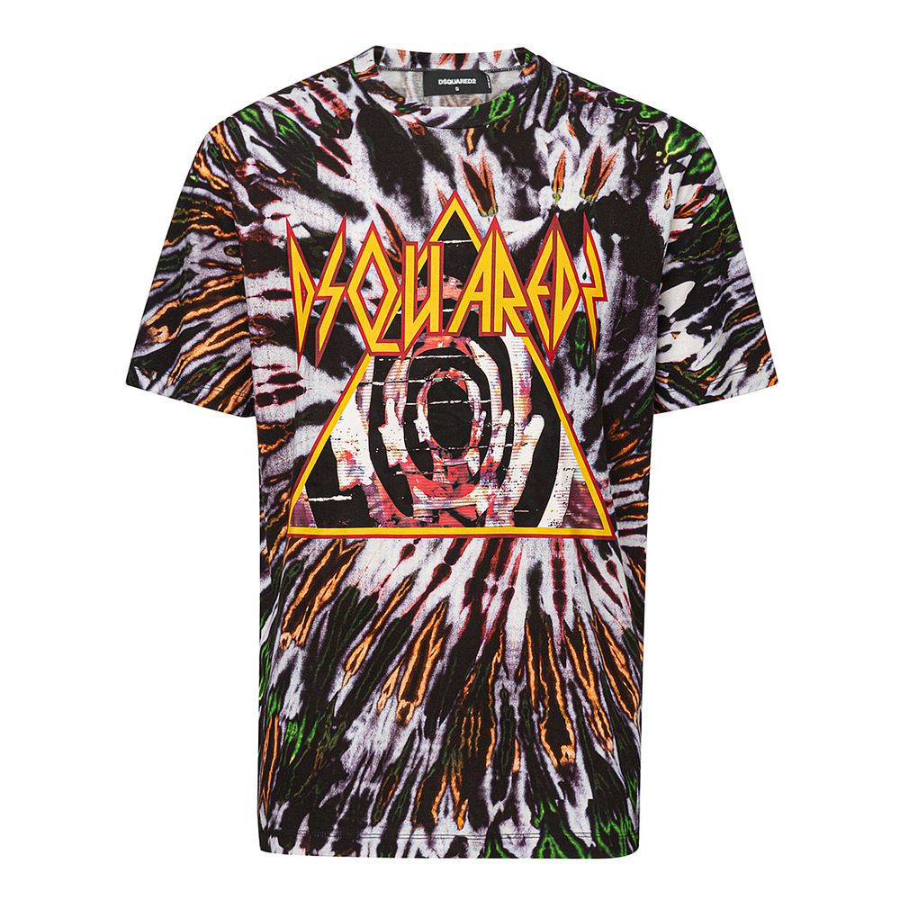 Dsquared² Multicolor Cotton T-Shirt for Elevated Style