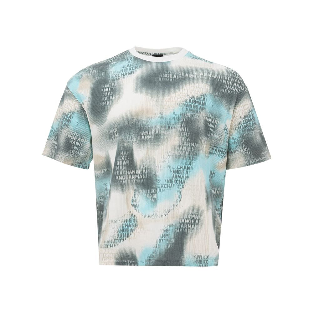 Armani Exchange Multicolor Cotton T-Shirt for Elevated Style