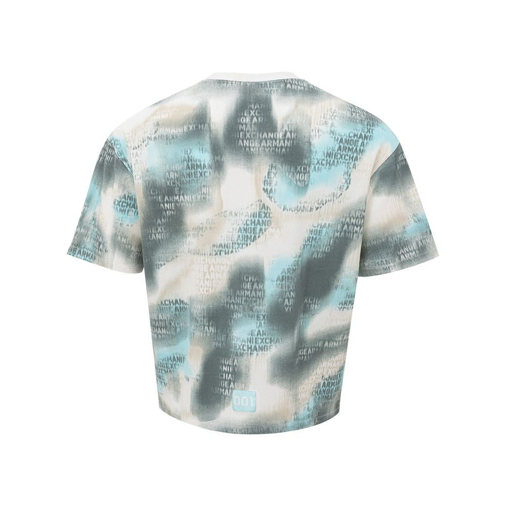Armani Exchange Multicolor Cotton T-Shirt for Elevated Style
