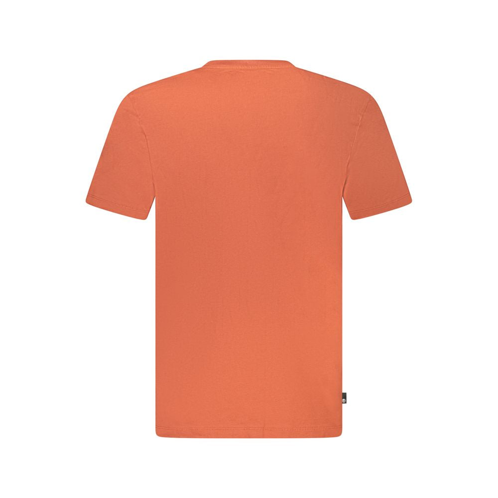 Timberland Brown Cotton T-Shirt for Elevated Casual Style