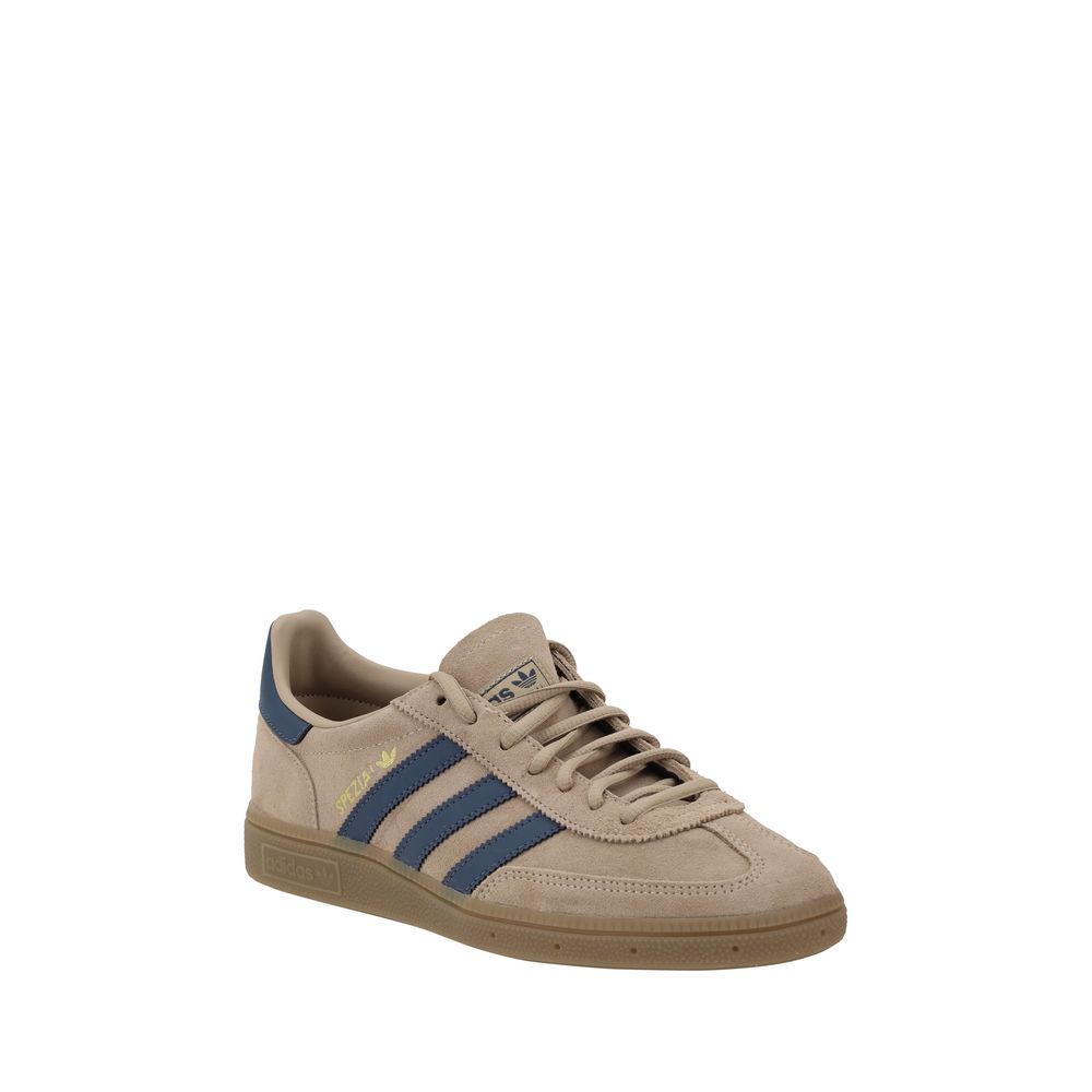 Adidas White Leather Handball Spezial Sneakers: Timeless Sophistication in Every Step