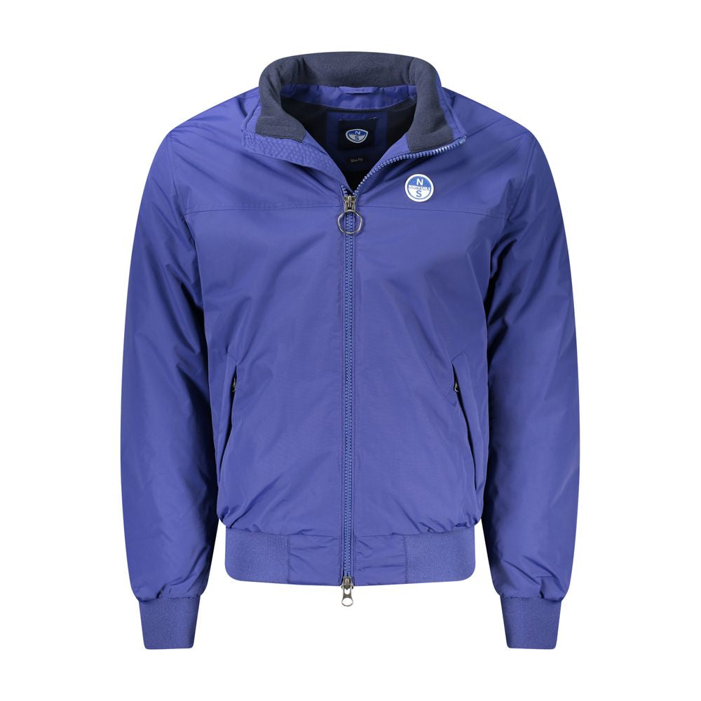 North Sails Blue Eco Fleece Jacket for Elevated Style