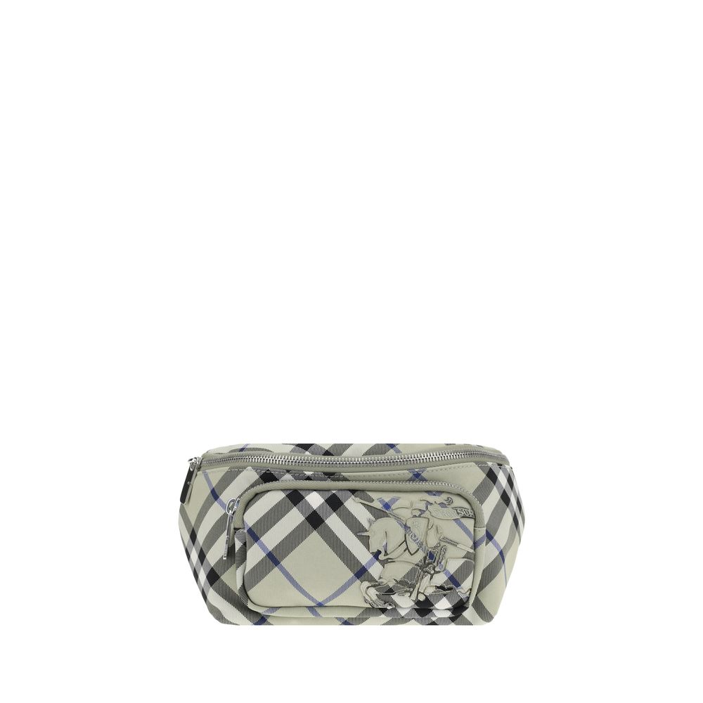 Burberry Red Canvas Fanny Pack - Timeless Elegance Redefined