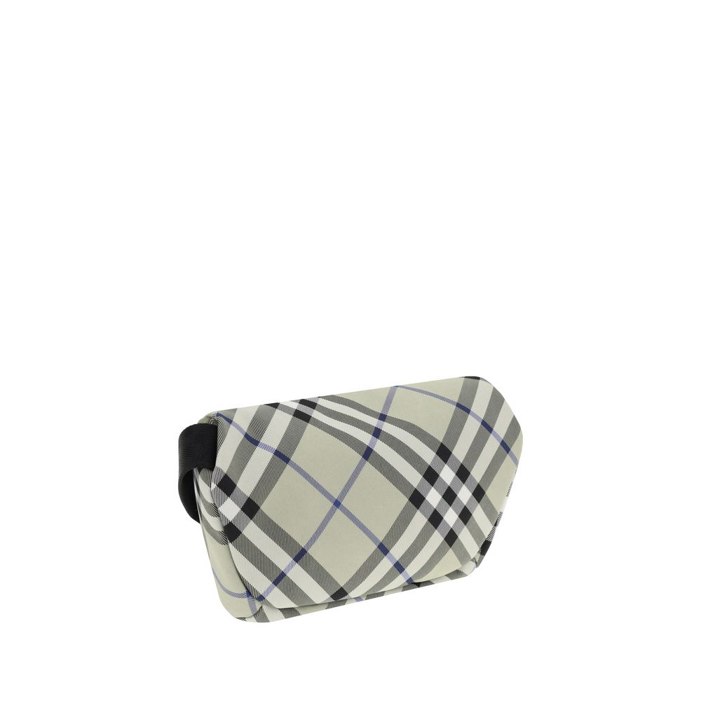 Burberry Red Canvas Fanny Pack - Timeless Elegance Redefined