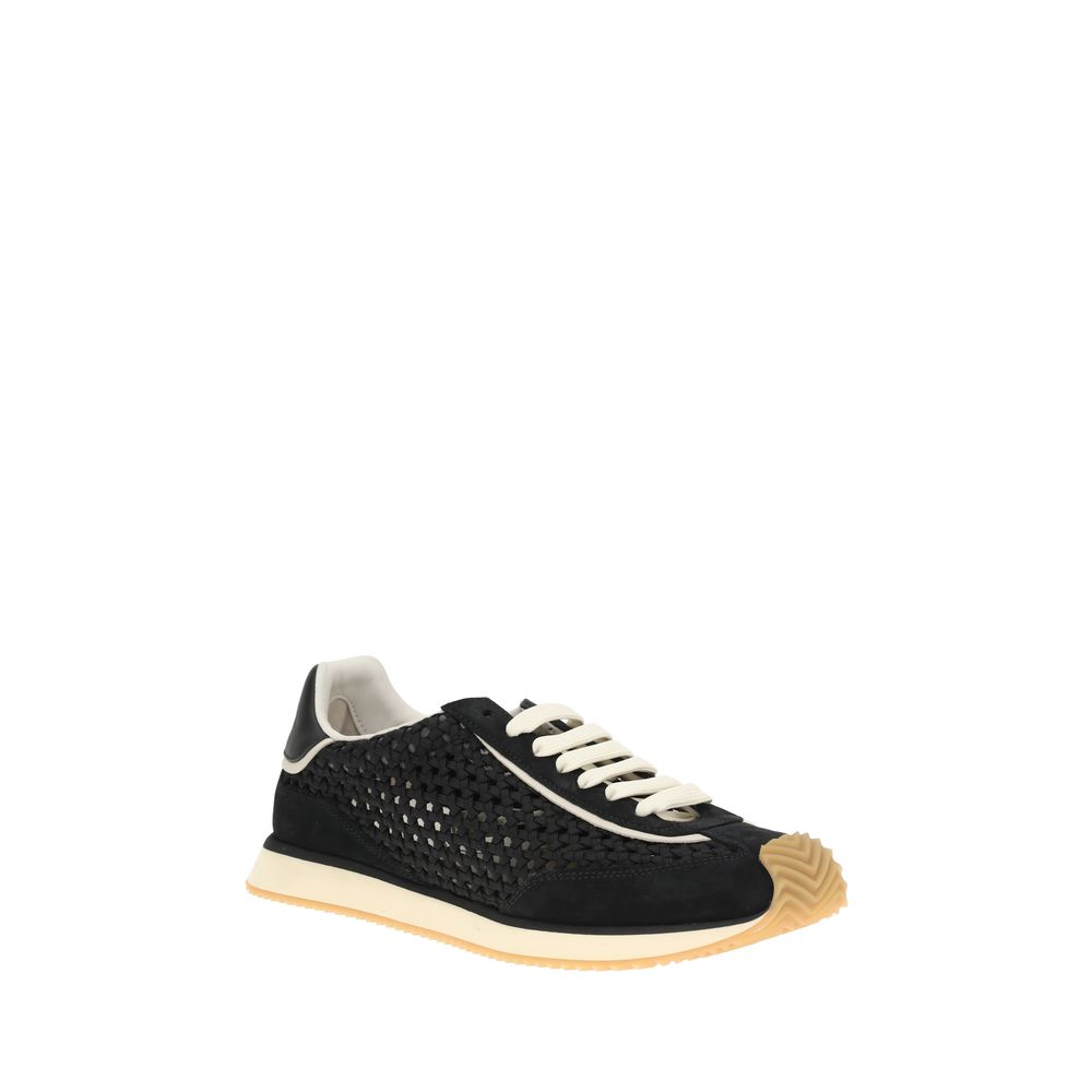Dolce & Gabbana White Leather Sneaker Bassa Intr.Fettuccia