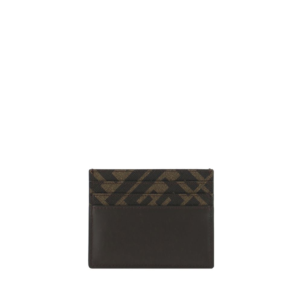 Fendi Black Calfskin Card Holder in Exquisite Luxury Design