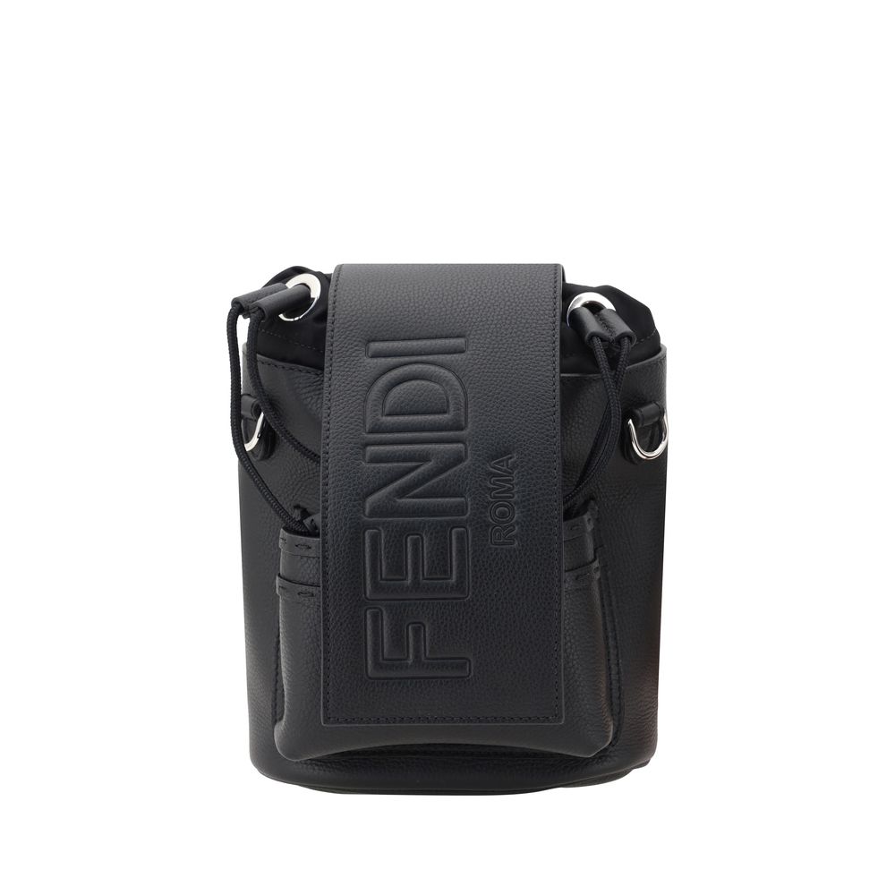 Fendi Red Leather Shoulder Backpack – Timeless Luxury Redefined