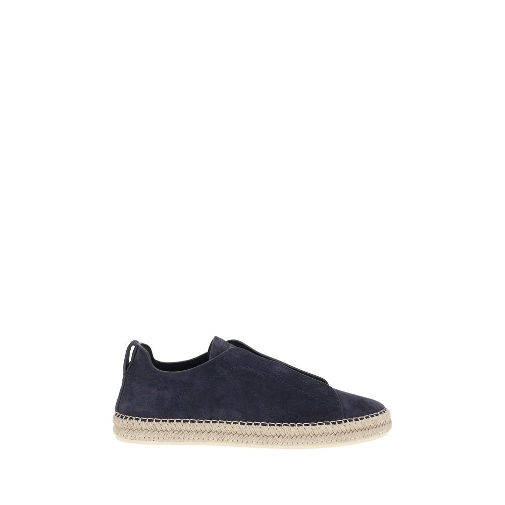 ZEGNA Grey Suede Sneakers: Timeless Elegance in Footwear