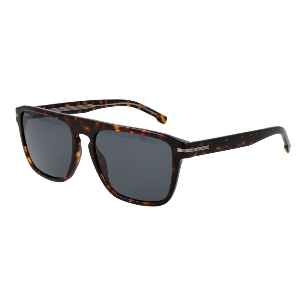Hugo Boss Brown Acetate Sunglasses - Effortless Luxury Accessory