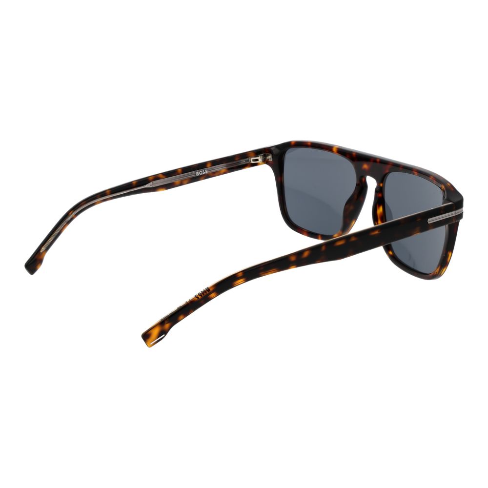Hugo Boss Brown Acetate Sunglasses - Effortless Luxury Accessory