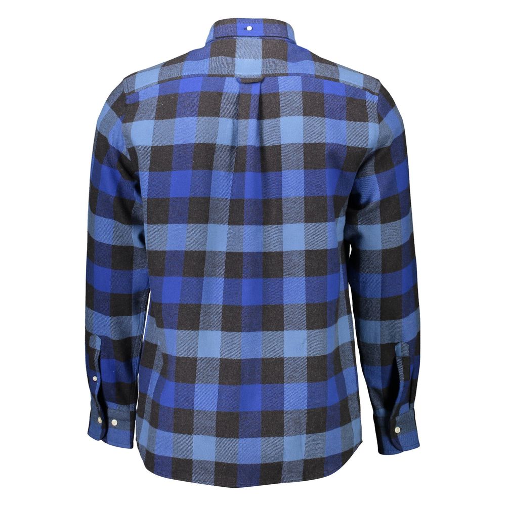 Gant Blue Cotton Shirt - Timeless Elegance Redefined