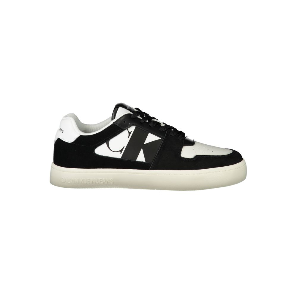 Calvin Klein White Leather Sneaker for Effortless Style