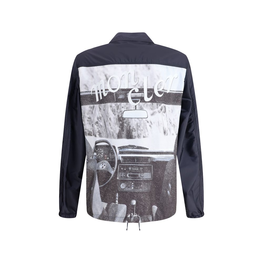 Moncler Black Waterproof Nylon Jacket