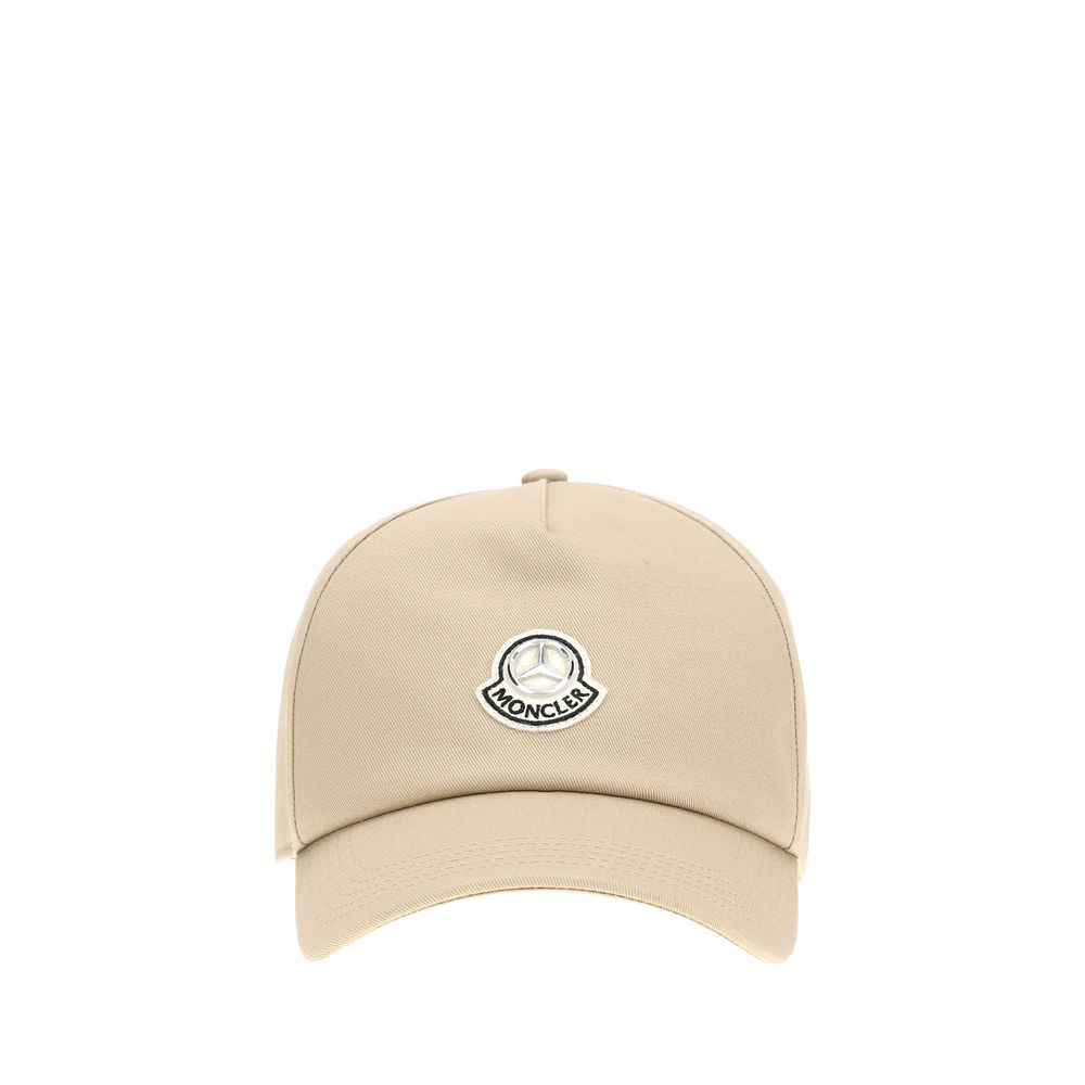 Moncler Black Cotton Baseball Hat Elegant Design