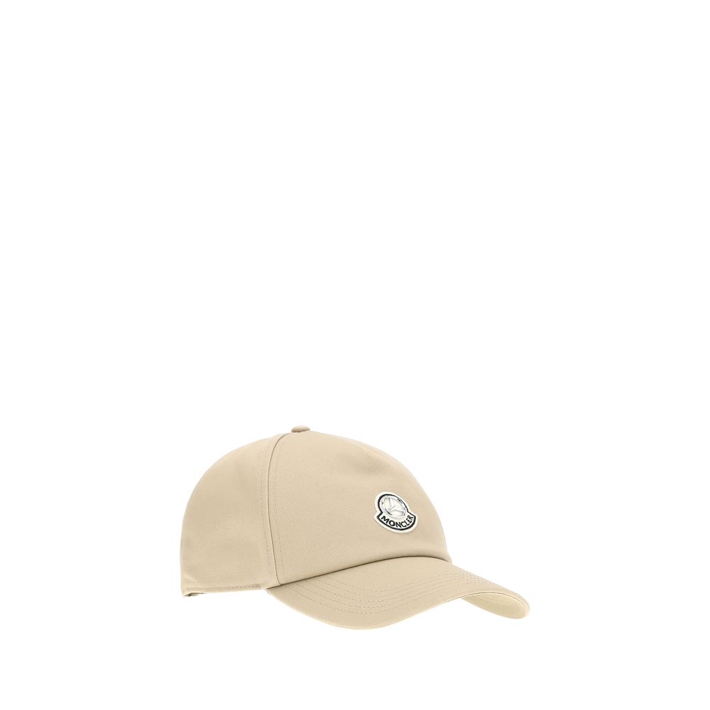 Moncler Black Cotton Baseball Hat Elegant Design