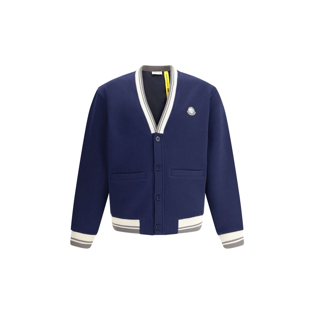 Moncler Black Cotton Sweatshirt for Elevated Style