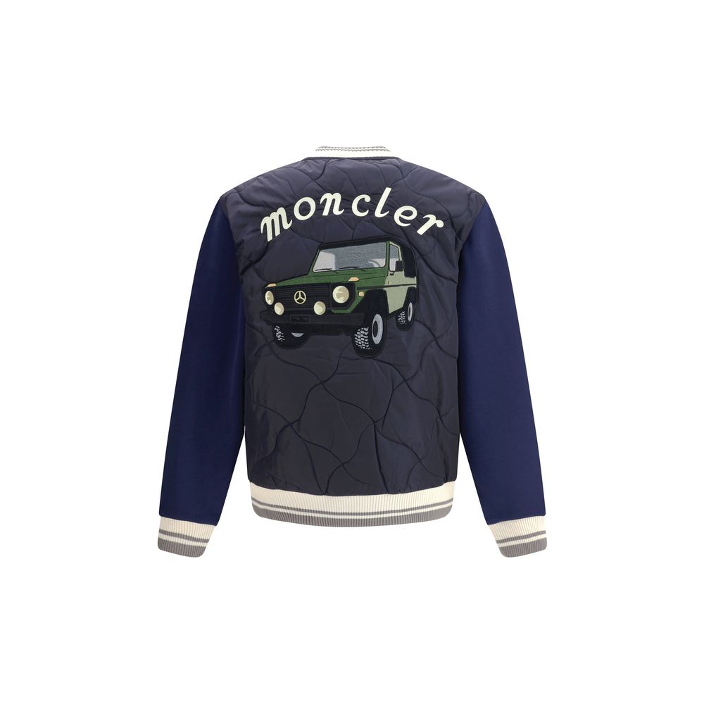 Moncler Black Cotton Sweatshirt for Elevated Style