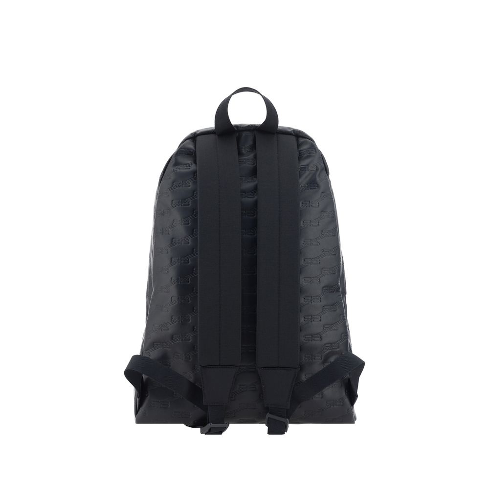 Balenciaga Black Exquisite Calfskin Leather Backpack