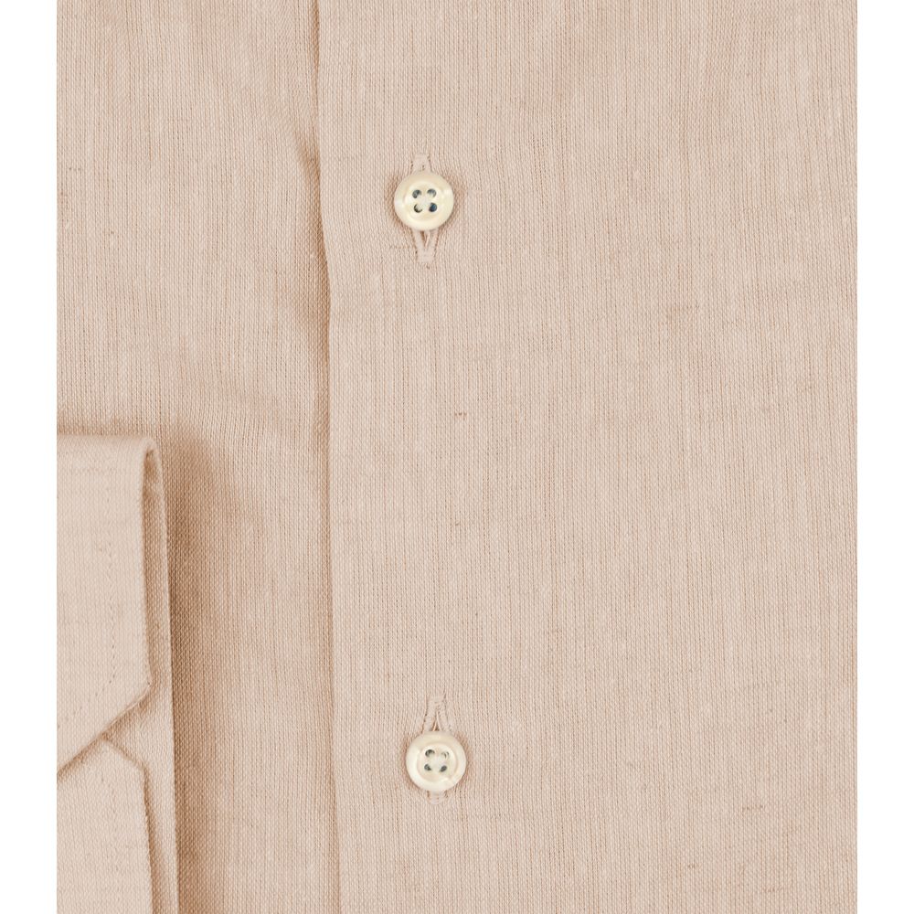 Bagutta Beige Linen Shirt - Elevate Your Wardrobe Elegance