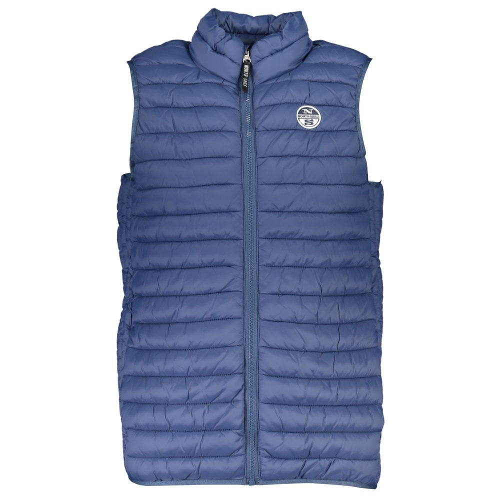 North Sails Blue Cotton Jacket for Effortless Sophistication