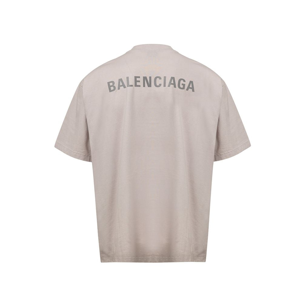 Balenciaga Pearl Cotton T-Shirt - Contemporary Luxury Essential