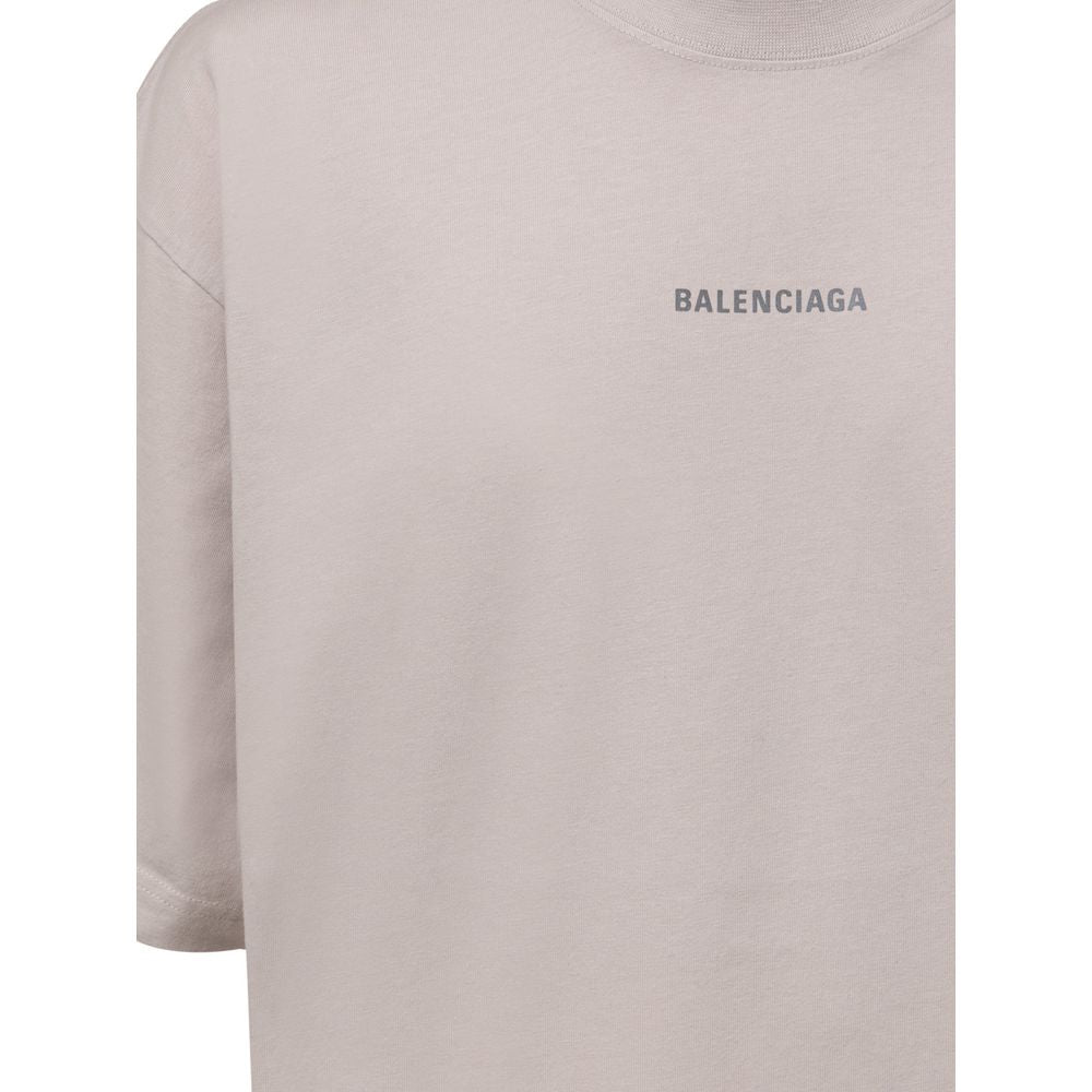 Balenciaga Pearl Cotton T-Shirt - Contemporary Luxury Essential