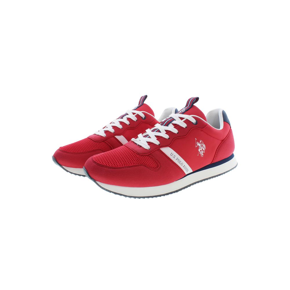 U.S. POLO ASSN. Red Canvas Sneaker with Athletic Heritage