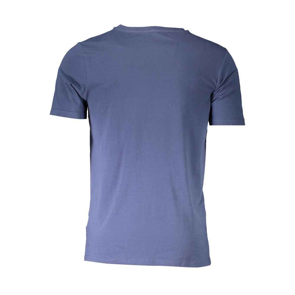Aeronautica Militare Blue Cotton T-Shirt for Effortless Elegance
