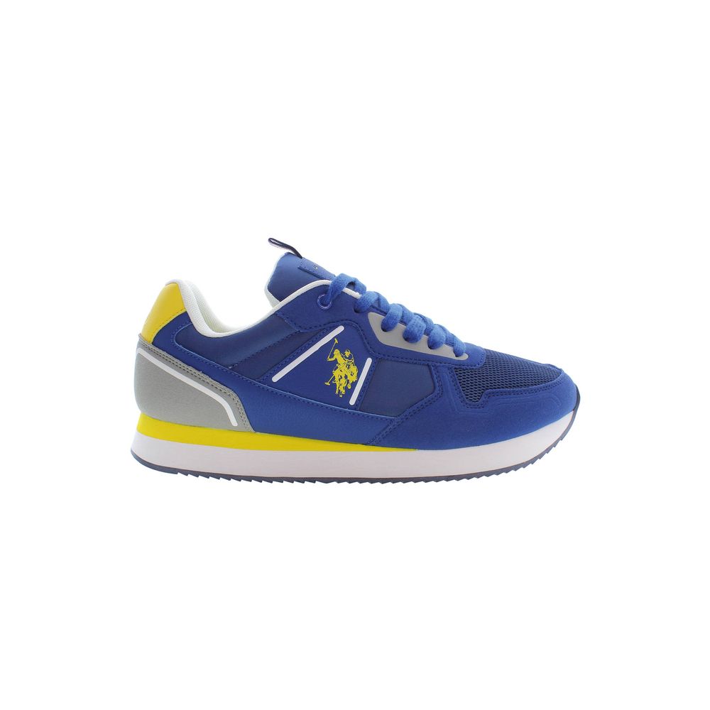 U.S. POLO ASSN. Blue Canvas Casual Sneaker for Elevated Style