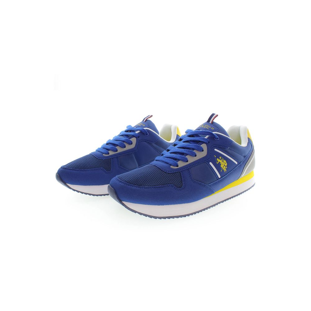 U.S. POLO ASSN. Blue Canvas Casual Sneaker for Elevated Style