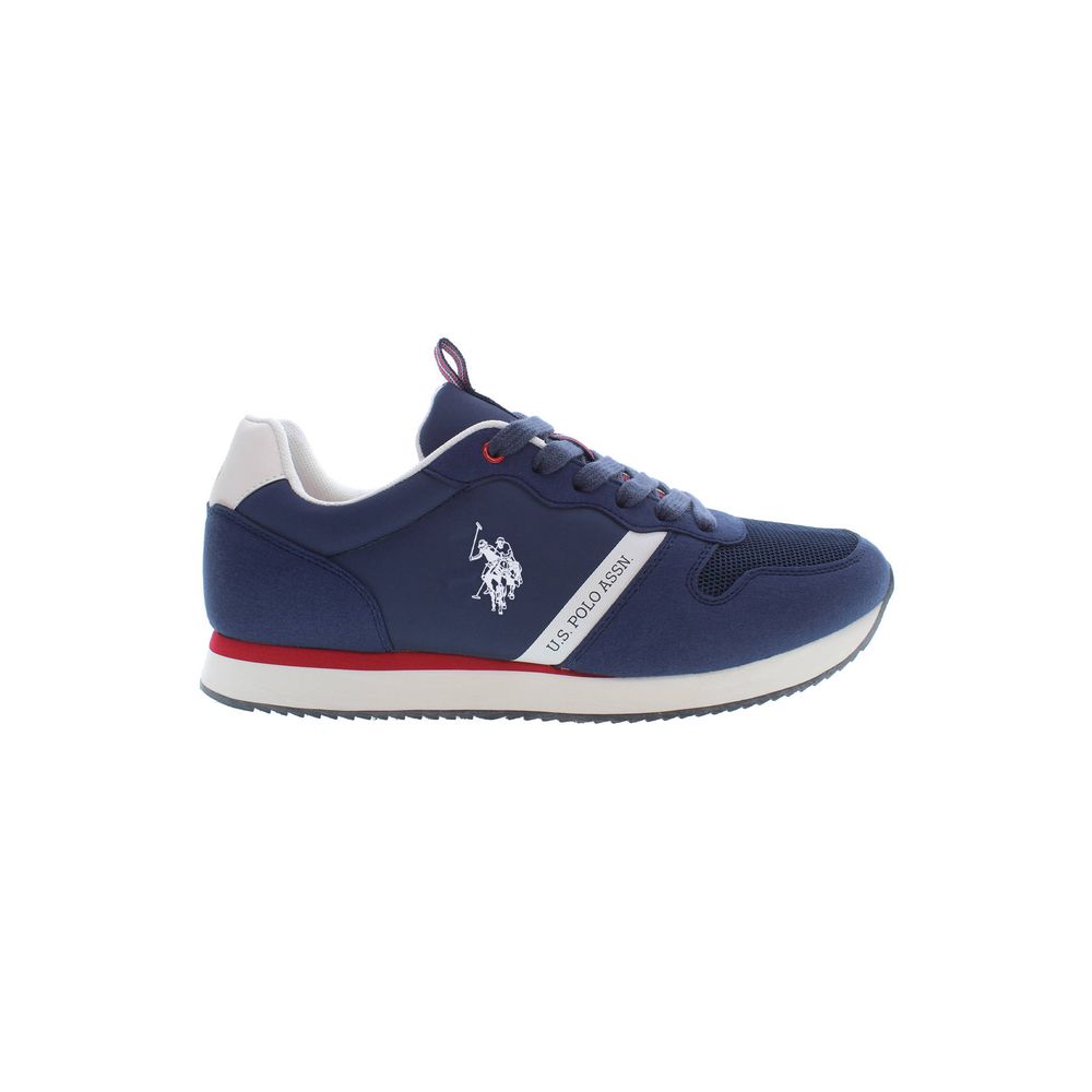U.S. POLO ASSN. Blue Canvas Casual Sneaker for Luxurious Style