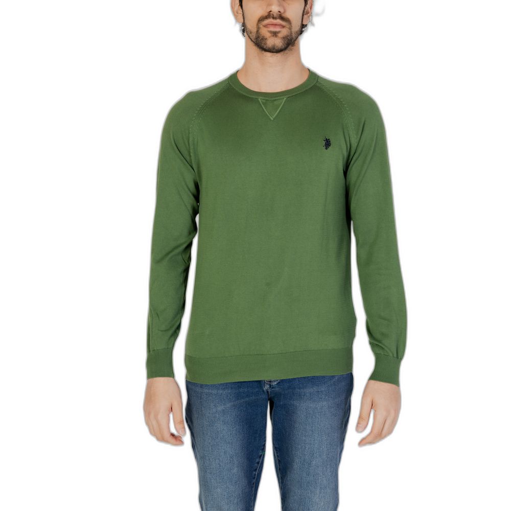 U.S. POLO ASSN. Green Cotton T-Shirt for Effortless Elegance