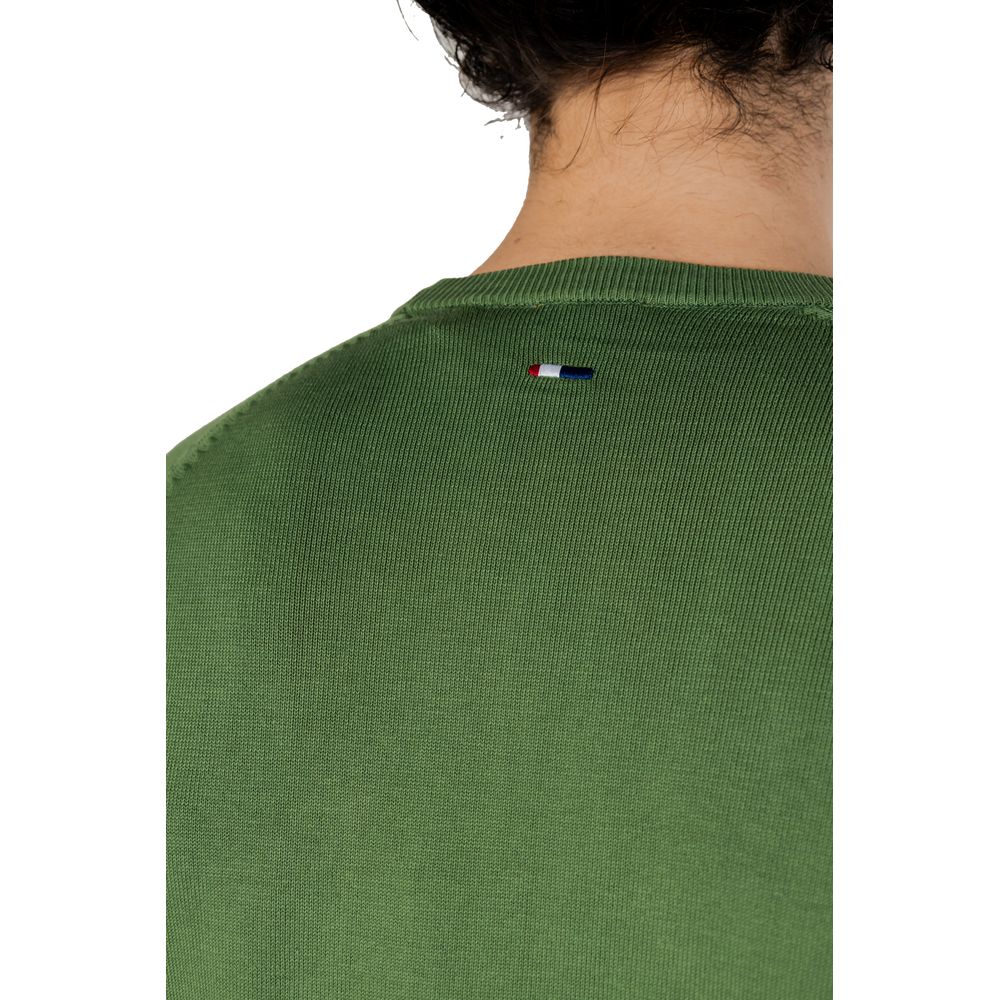U.S. POLO ASSN. Green Cotton T-Shirt for Effortless Elegance
