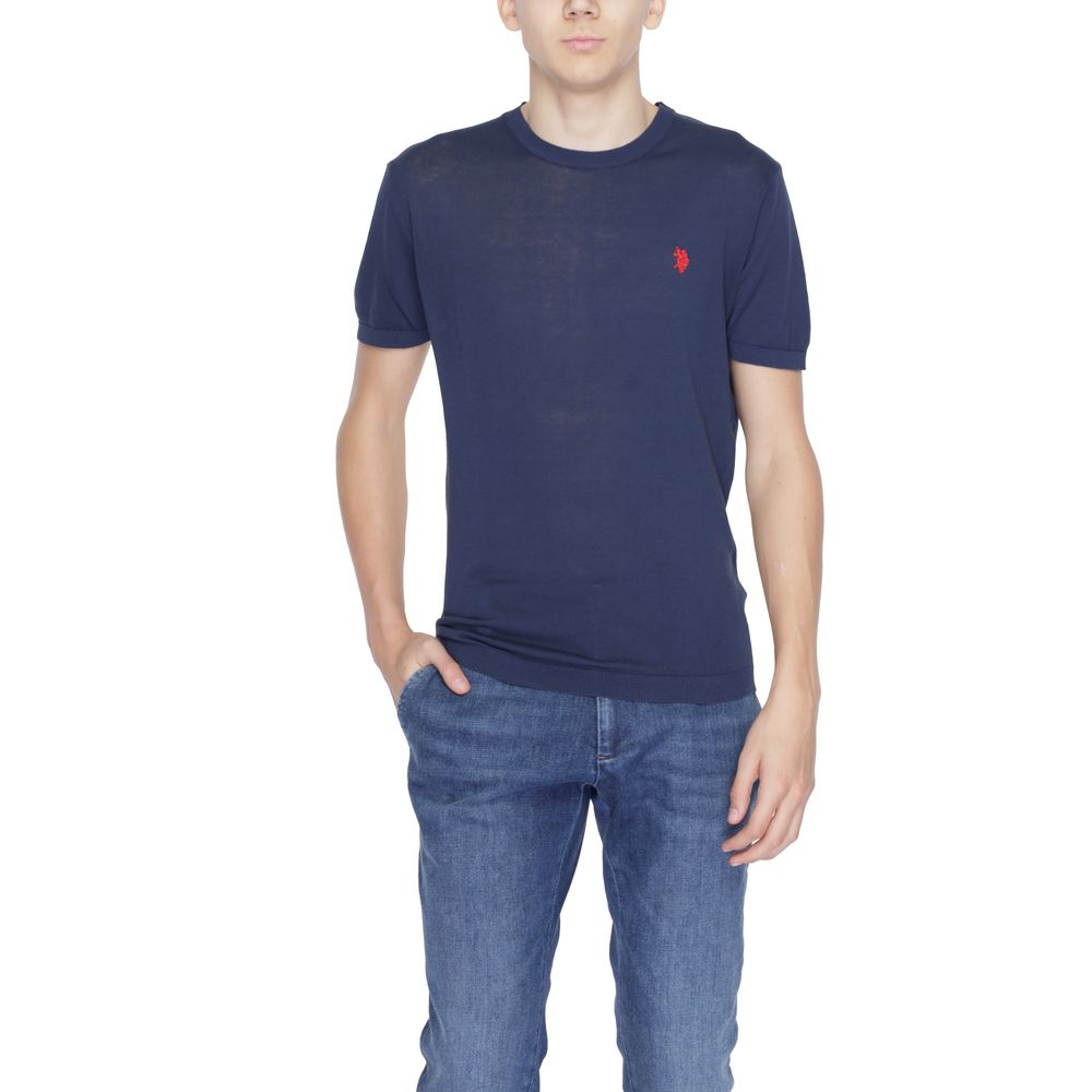 U.S. POLO ASSN. Blue Cotton T-Shirt for Elevated Style