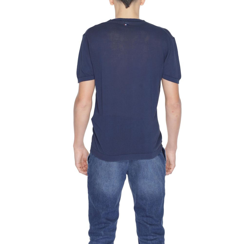 U.S. POLO ASSN. Blue Cotton T-Shirt for Elevated Style
