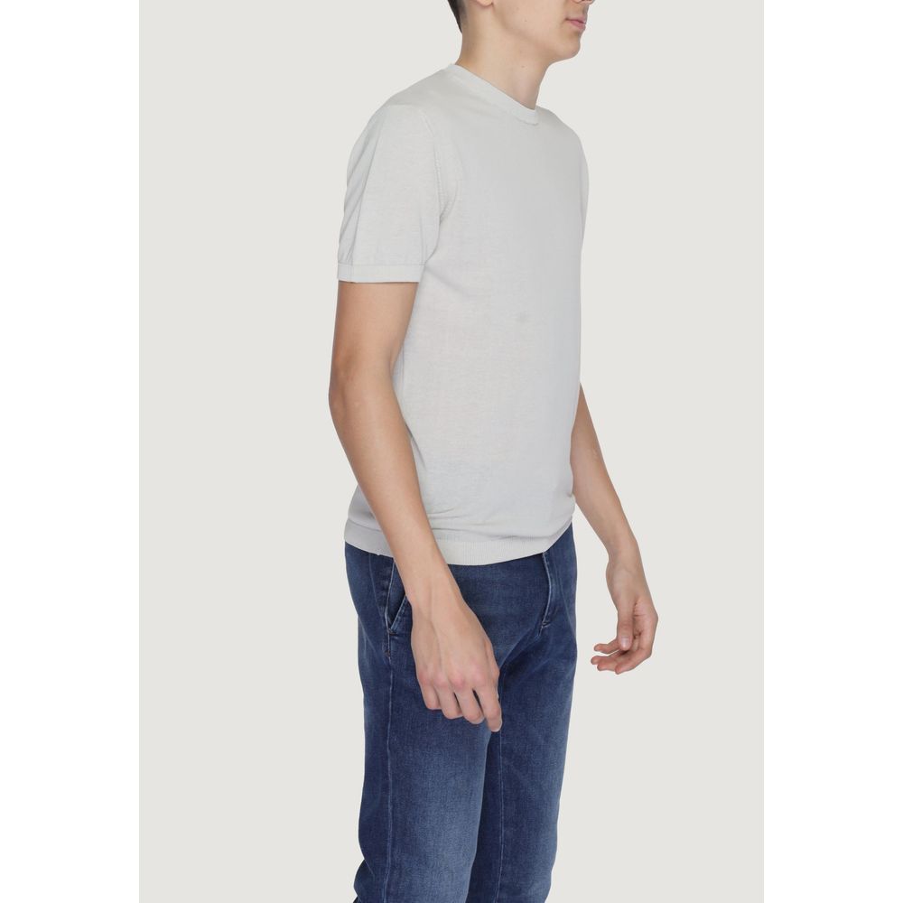U.S. POLO ASSN. Gray Cotton T-Shirt for Effortless Elegance
