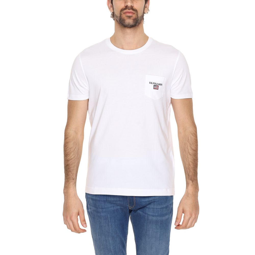 U.S. POLO ASSN. White Cotton T-Shirt for Effortless Elegance